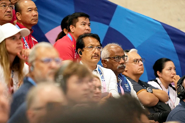 Manu Bhaker’s coach Jaspal Rana - | Photo: PTI/Ravi Choudhary